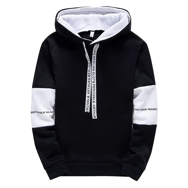 HOOD LETTER COTTON HOODIE