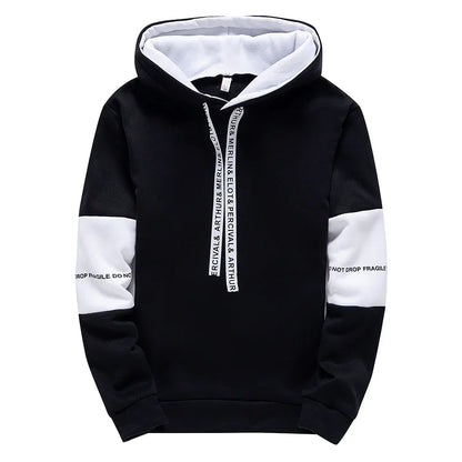 HOOD LETTER COTTON HOODIE