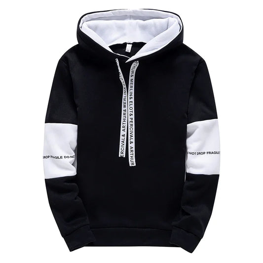 HOOD LETTER COTTON HOODIE