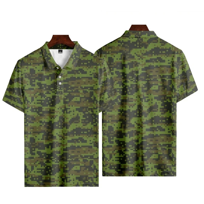 CAMO QUICK DRY POLO SHIRT