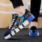 GRAFFITI LACE-UP SNEAKERS