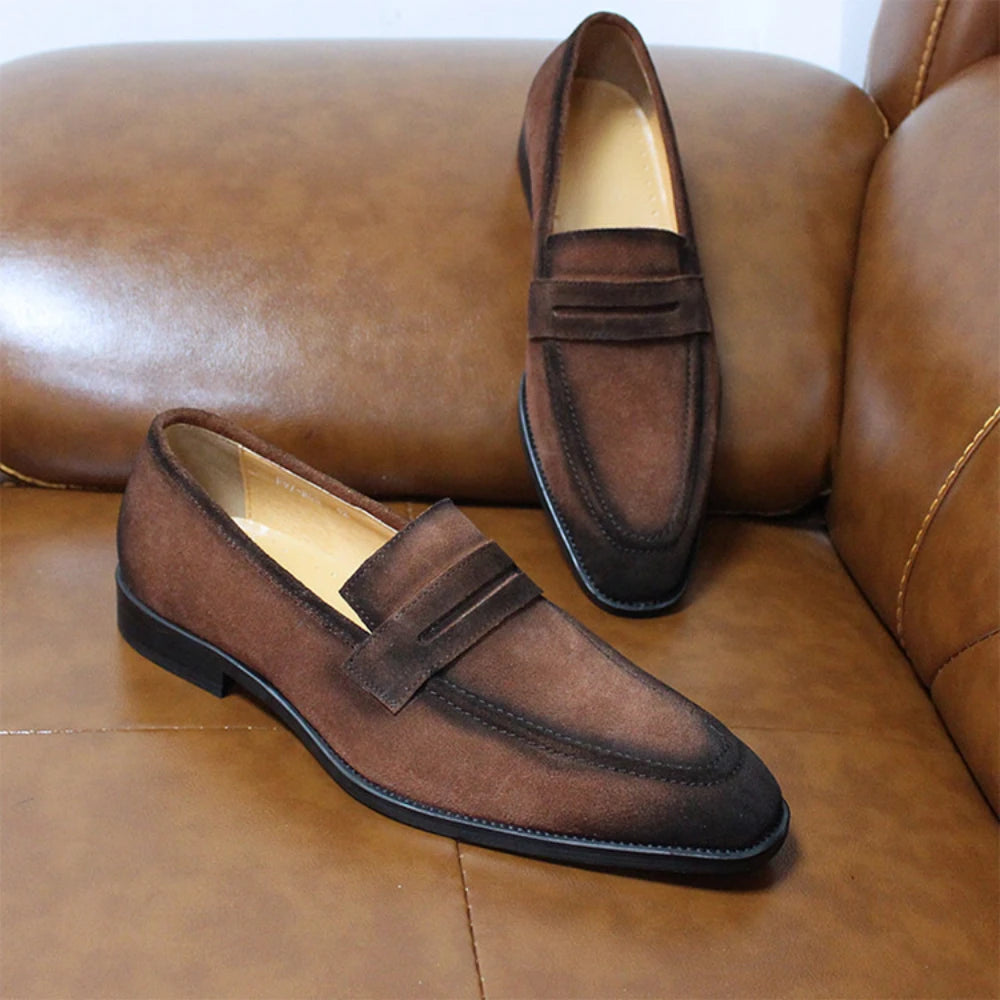 CLASSY SUEDE LOAFERS