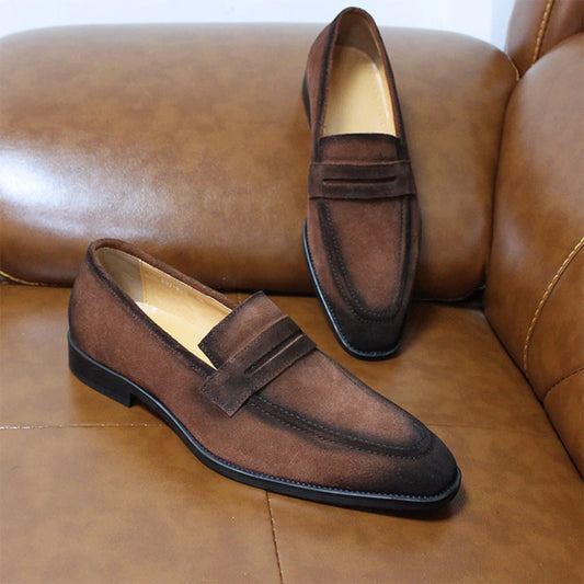 CLASSY SUEDE LOAFERS