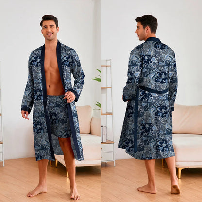 URBANE SILK ROBE SET