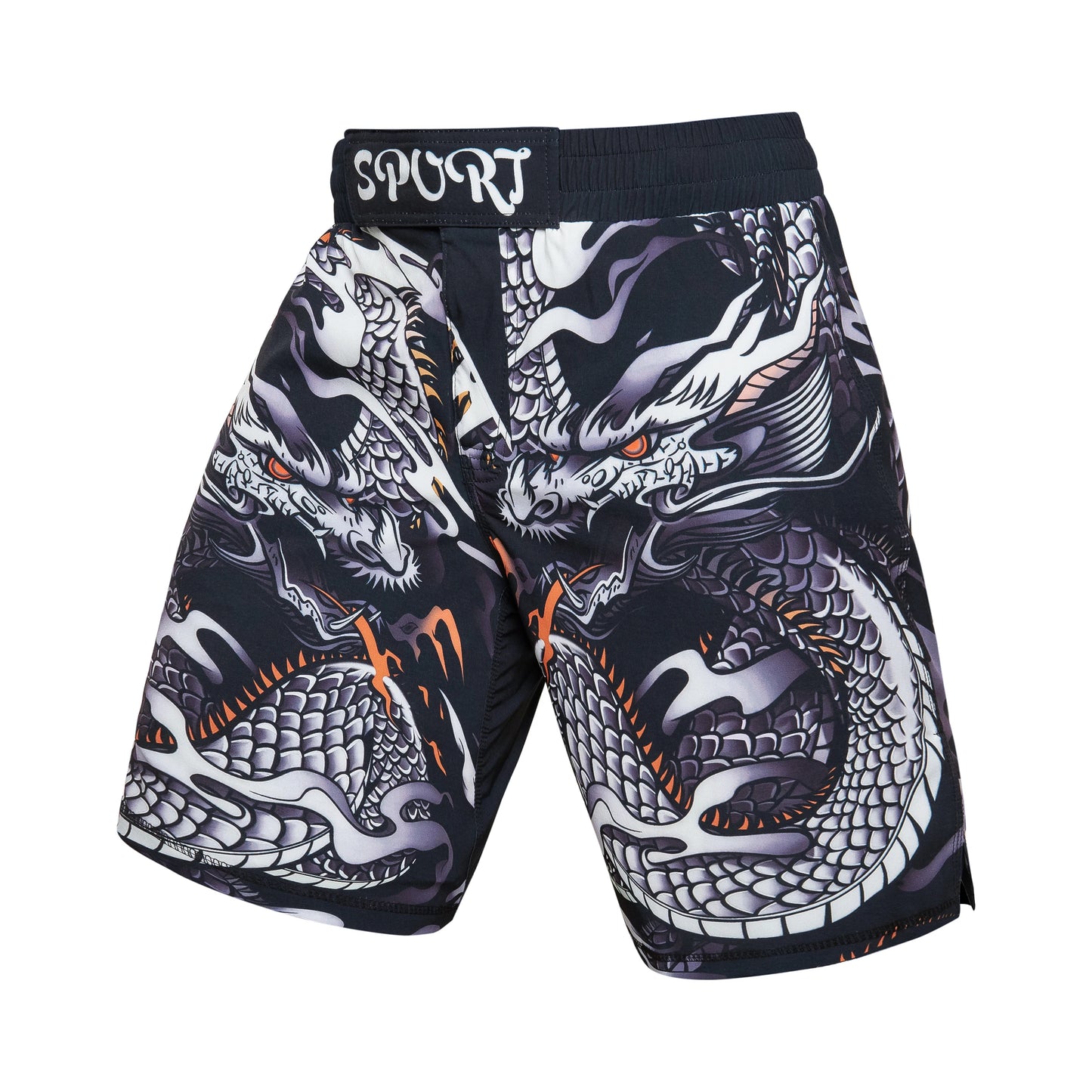 SNAKE PRINT MMA SHORTS