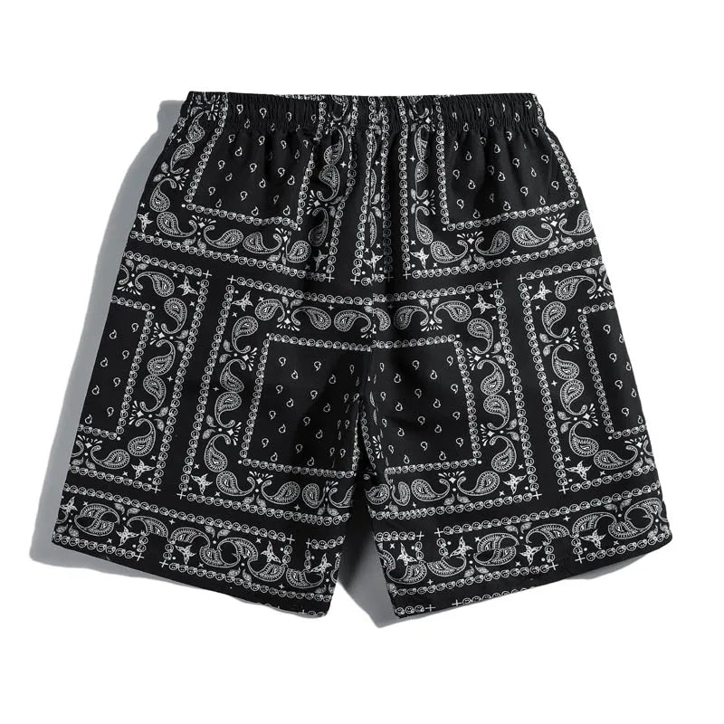 CASUAL PAISLEY SHORTS
