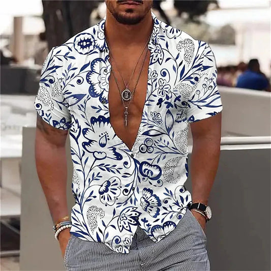 COCONUT TREE SUMMER PRINT SHIRT