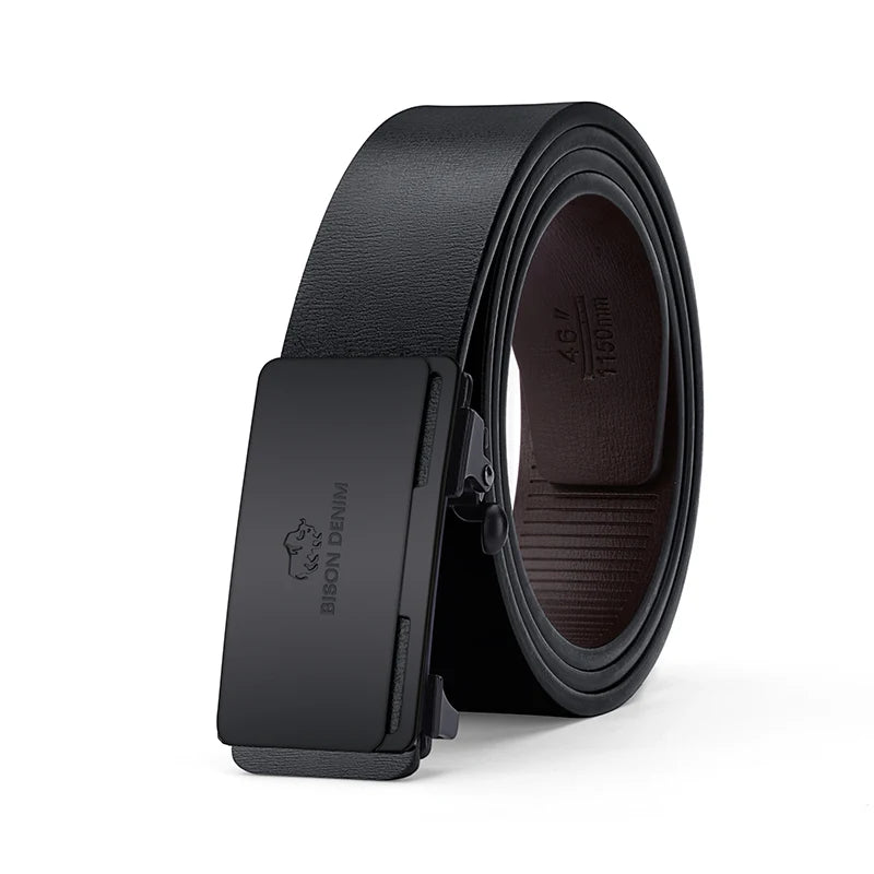 PU LEATHER AUTOMATIC BELT BUCKLE