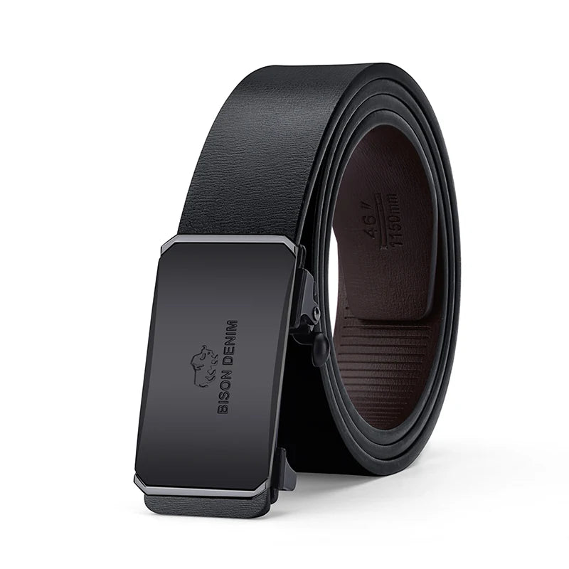 PU LEATHER AUTOMATIC BELT BUCKLE