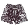 CASUAL PAISLEY SHORTS