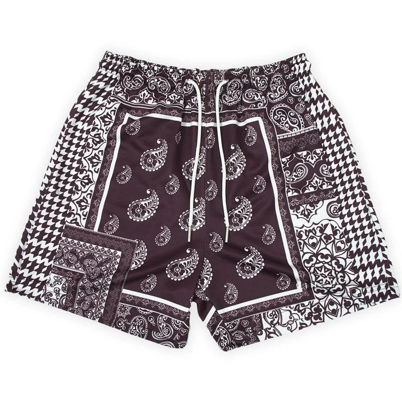 CASUAL PAISLEY SHORTS
