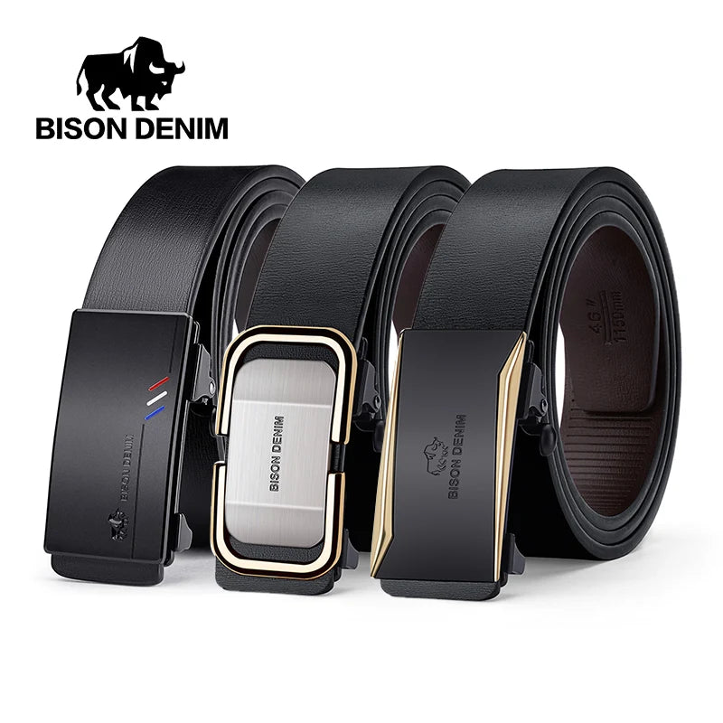 PU LEATHER AUTOMATIC BELT BUCKLE