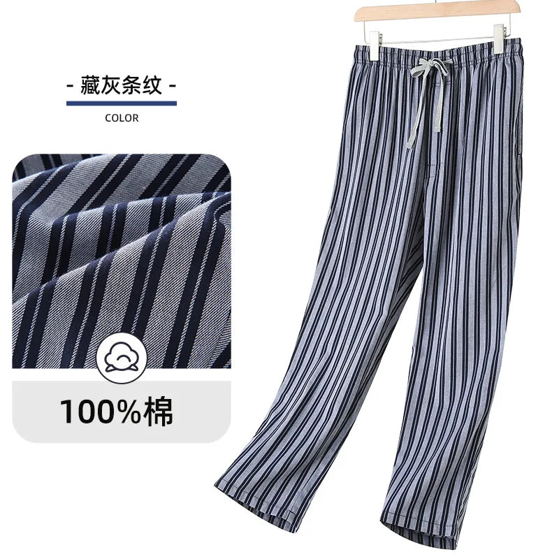 COTTON PYJAMA TROUSERS