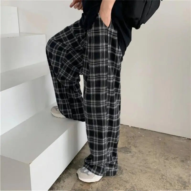 CASUAL PLAID JOGGER PANTS