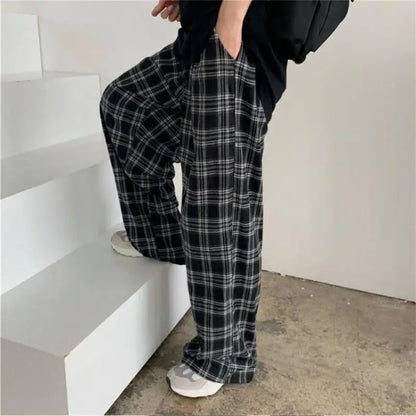 CASUAL PLAID JOGGER PANTS