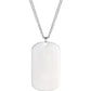 TAG NECKLACE WITH ARMY ENGRAVING