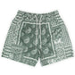 CASUAL PAISLEY SHORTS