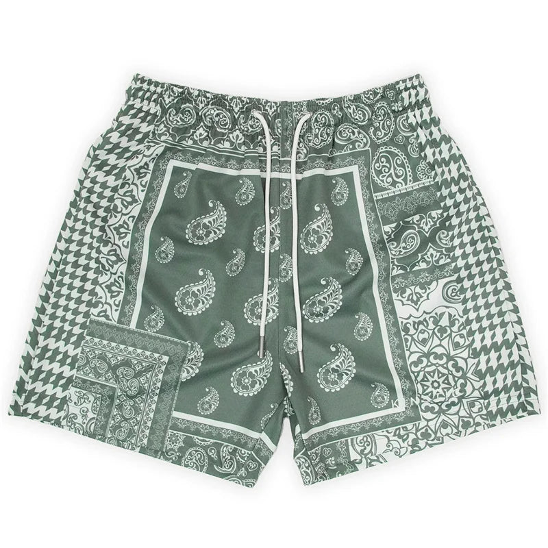 CASUAL PAISLEY SHORTS
