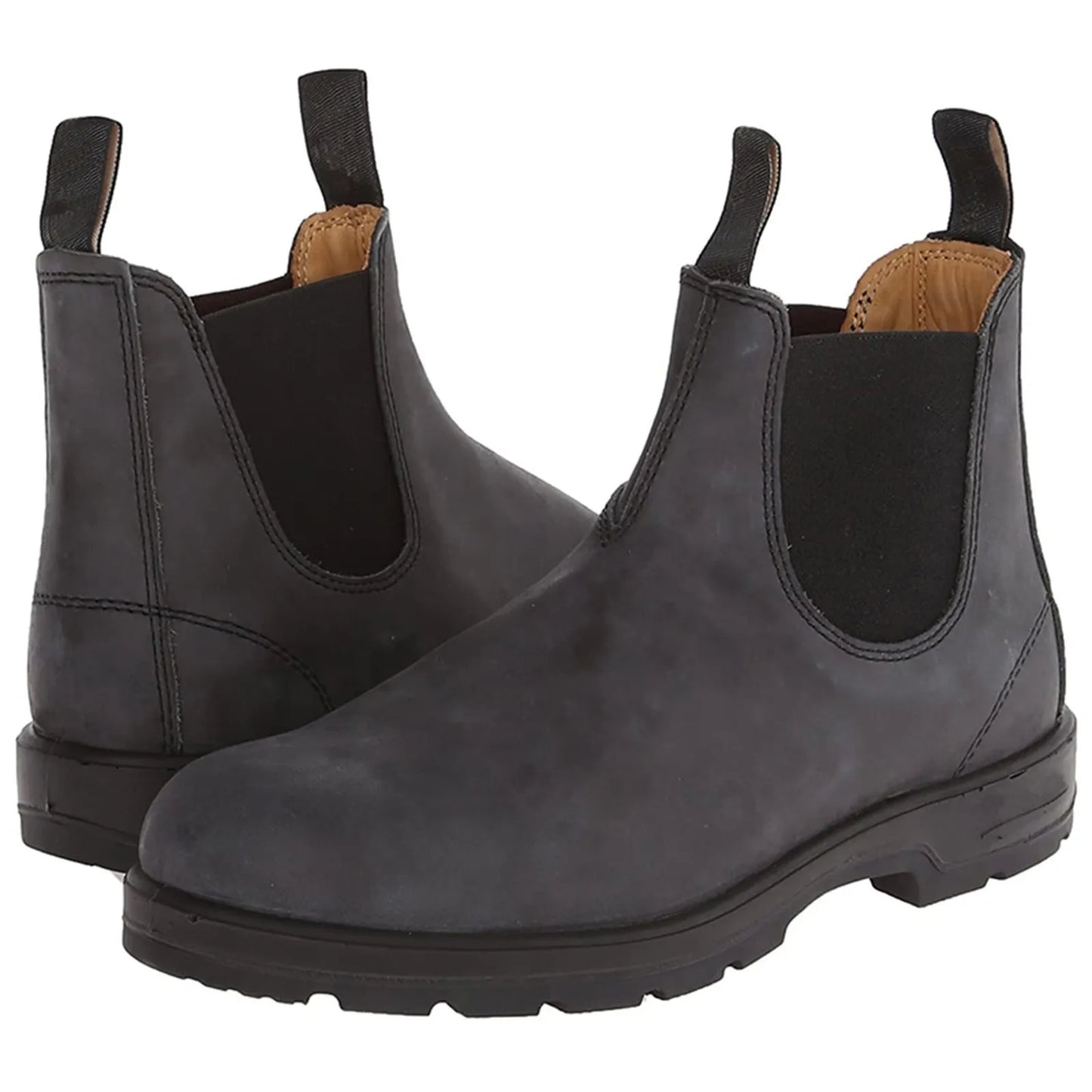 RETRO SLIP ON LEATHER BOOTS