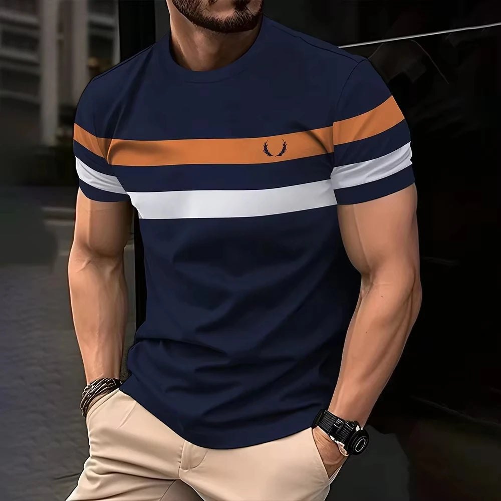 CASUAL STRIPED T-SHIRT