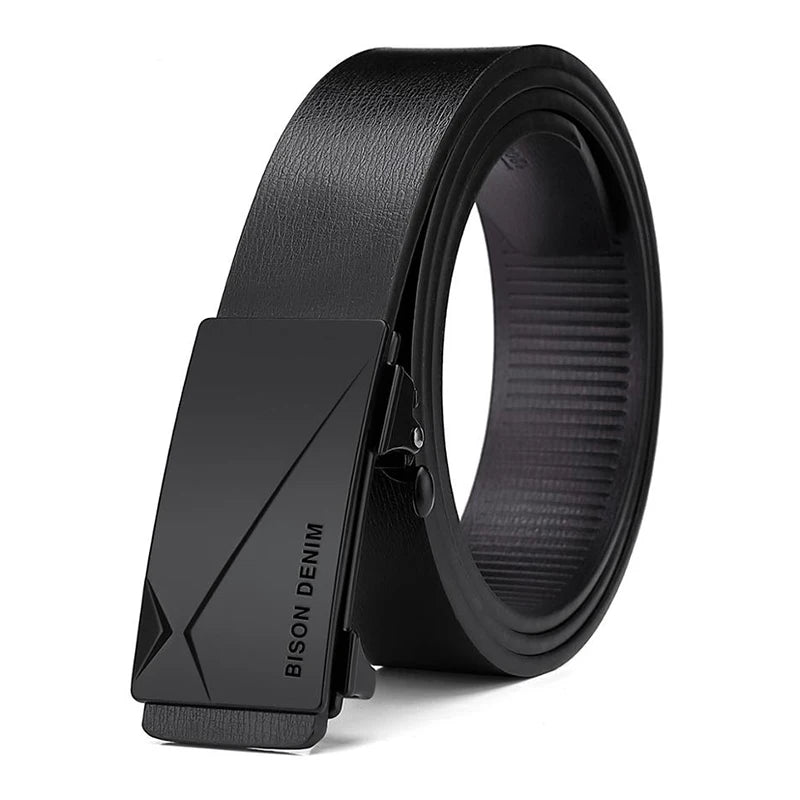 PU LEATHER AUTOMATIC BELT BUCKLE