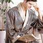 SILK LONG SLEEVE ROBE