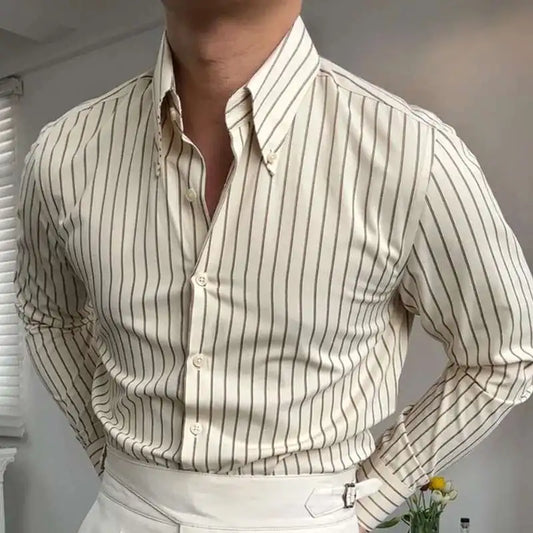 STRIPED SLIM FIT SHIRT