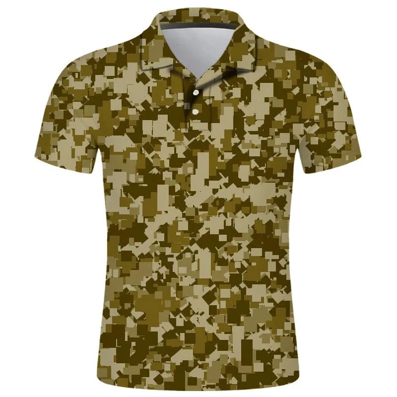 CAMO QUICK DRY POLO SHIRT