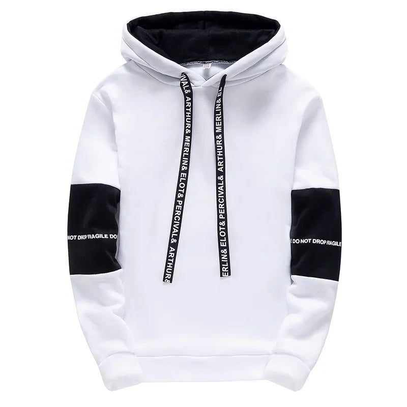 HOOD LETTER COTTON HOODIE