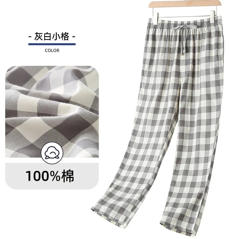 COTTON PYJAMA TROUSERS