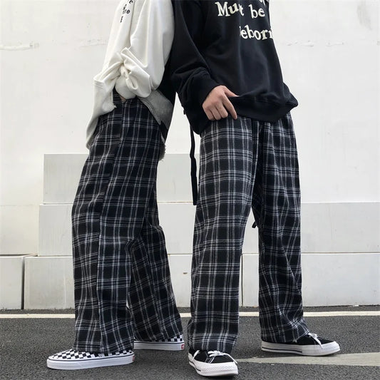 CASUAL PLAID JOGGER PANTS