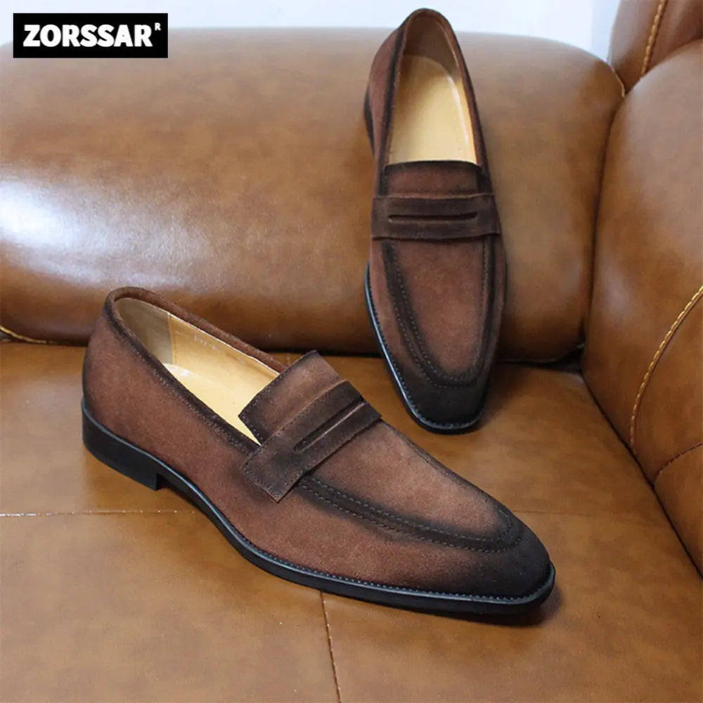 CLASSY SUEDE LOAFERS