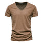CASUAL PLAIN COTTON T-SHIRT