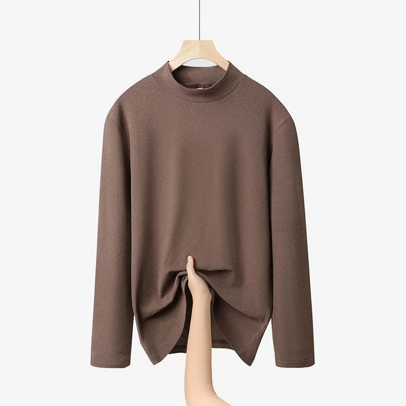 LONG SLEEVE PATCHWORK T-SHIRT