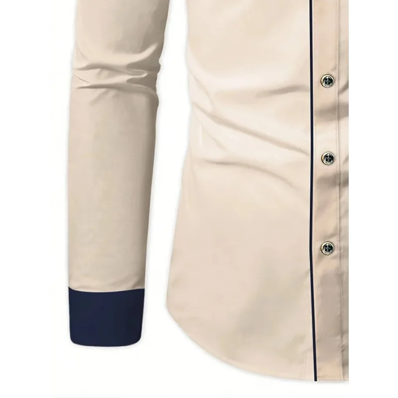 PATCHWORK LONG SLEEVE SHIRT