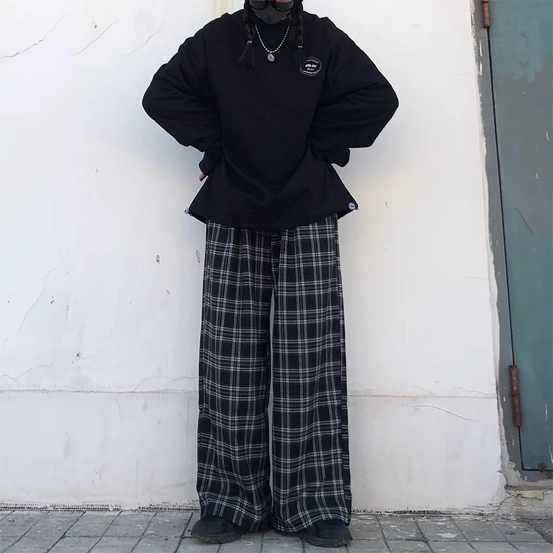 CASUAL PLAID JOGGER PANTS