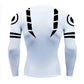 3D PRINT LONG SLEEVE COMPRESSION TOP
