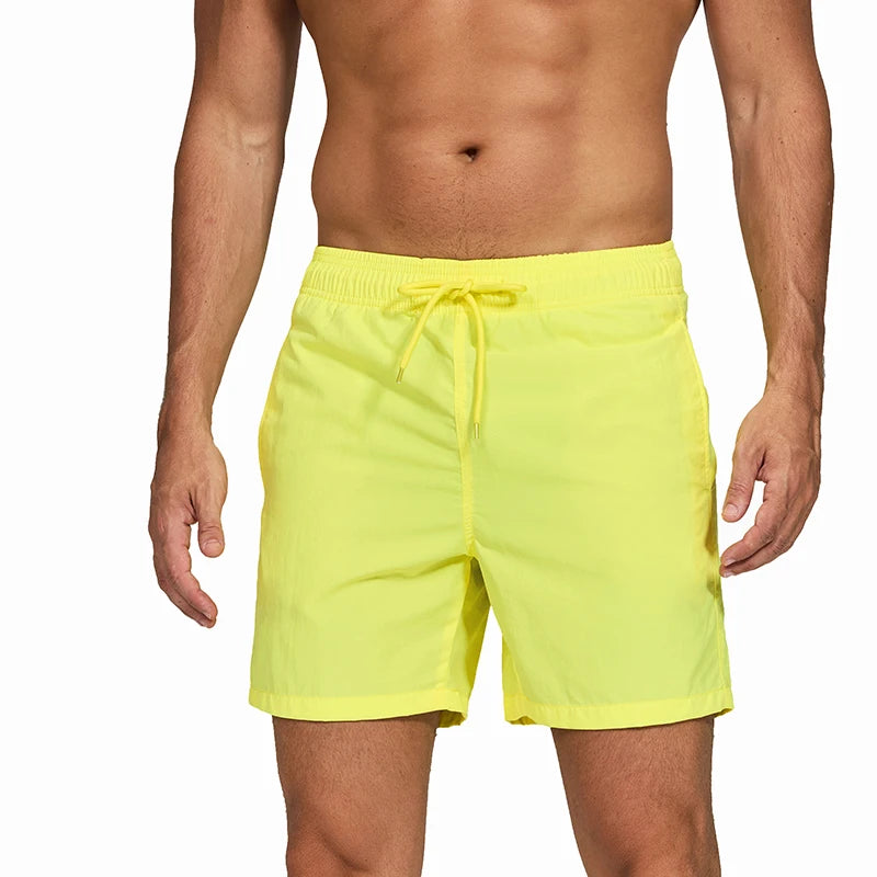 CASUAL PLAIN SWIMMING TRUNKS