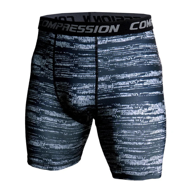 ELASTIC CAMO COMPRESSION TIGHTS