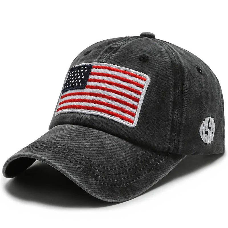 AMERICAN FLAG BASEBALL CAP