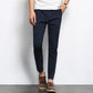 CASUAL PLAIN ANKLE-LENGTH PANTS