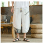BREATHABLE COTTON LINEN HAREM PANTS