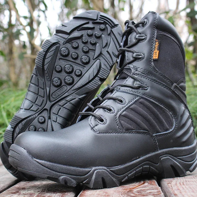 WINTER LEATHER COMBAT BOOTS