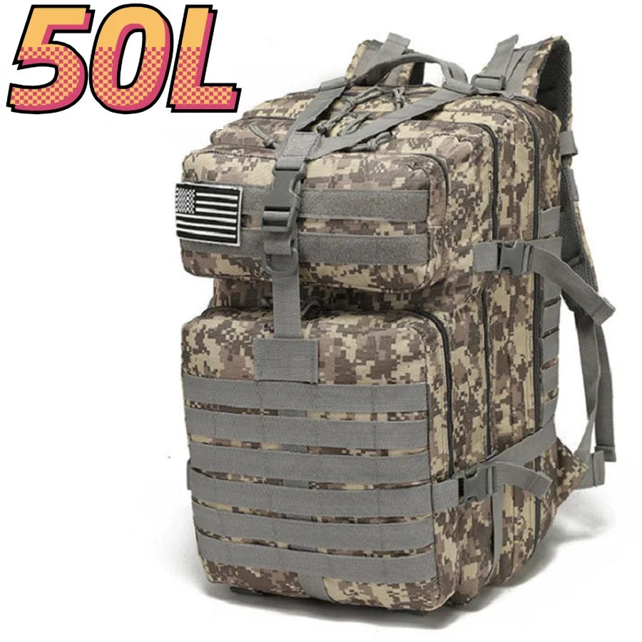 50 L MILITARY TACTICAL BACKPACK