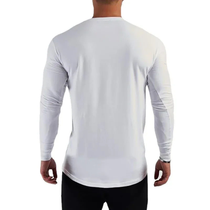 SLIM FIT PLAIN LONG SLEEVE T-SHIRT
