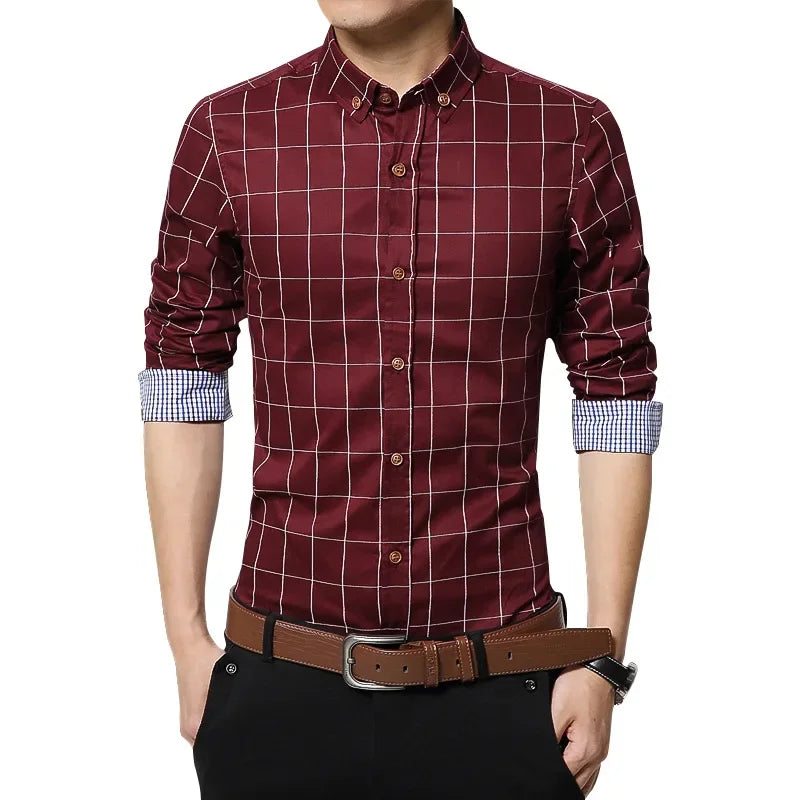 PLAID COTTON SHIRT