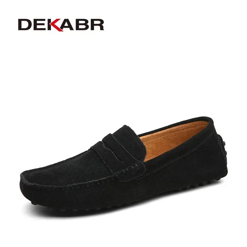 SLIP ON LEATHER LOAFERS