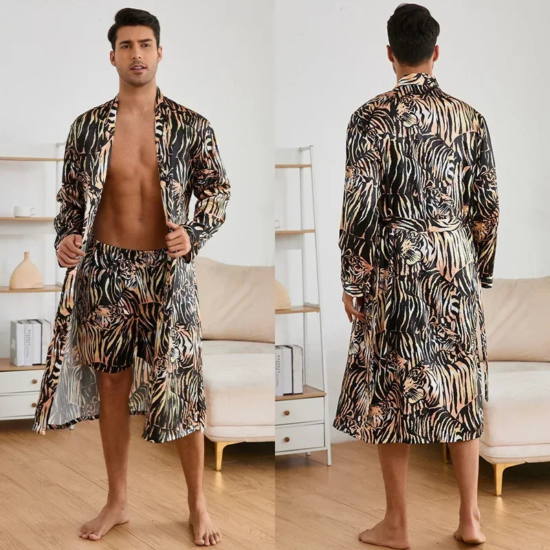 URBANE SILK ROBE SET