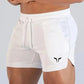 WHITE FITNESS SHORTS