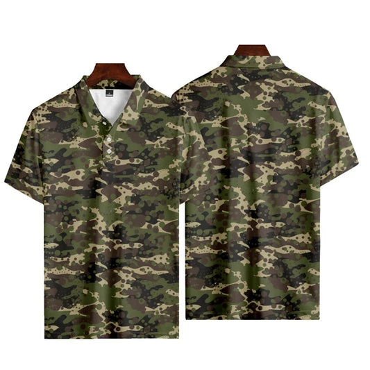 CAMO QUICK DRY POLO SHIRT